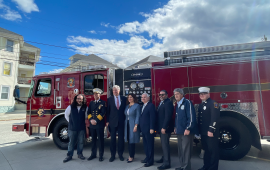 City, congressional leaders, USDA celebrate new fire truck
