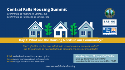 Central Falls Housing Summit Flyer