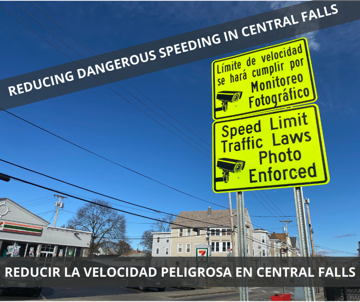 New traffic cameras in Central Falls - please slow down!